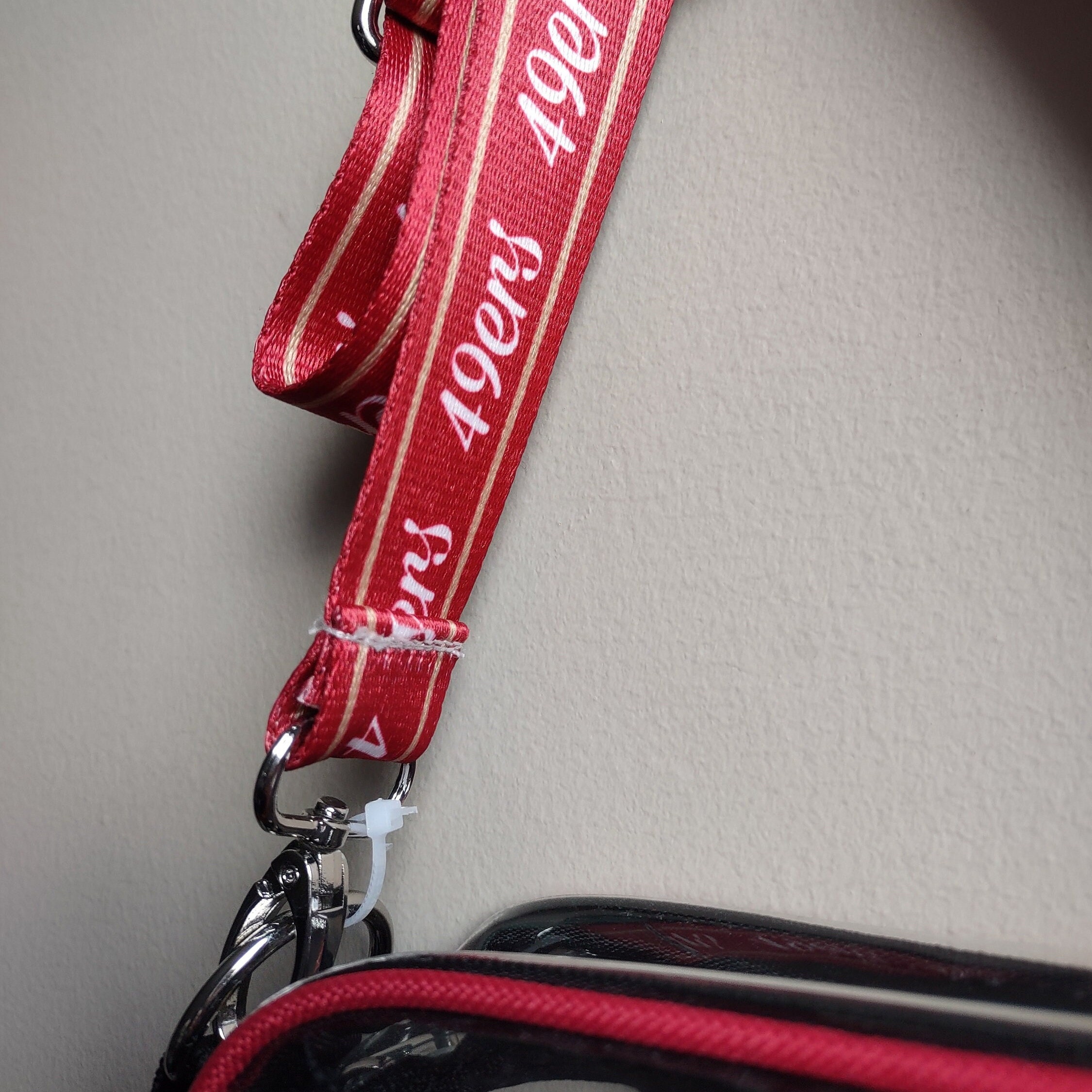 Bling Crystal San Francisco 49ers Clear Crossbody Bag | NFL Bling Crystal San Francisco 49ers Clear Crossbody Bag | NFL