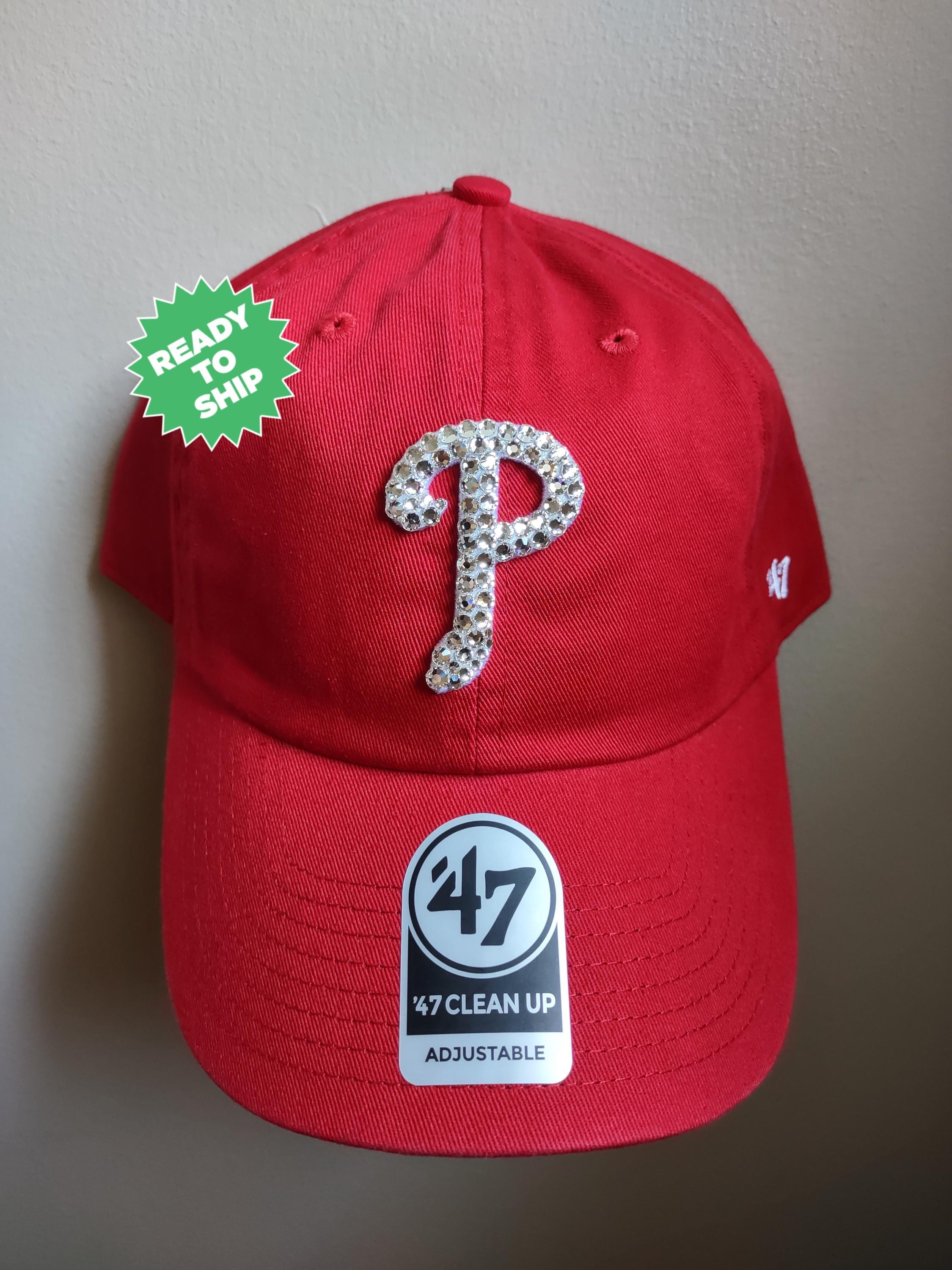New Philadelphia Phillies Bling Swarovski Hat Phillies is regarded as Philadelphia main image 2