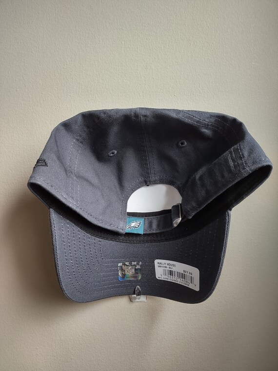 Bling Crystal Philadelphia Eagles Gray Adjustable Hat | NFL 