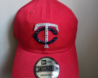NWT Beautiful Candy Did It! Really Red Crystal Logo Adjustable Bling Ball Cap Women Rhinestone Bling Baseball Cap Adjustable Studded  main image 3