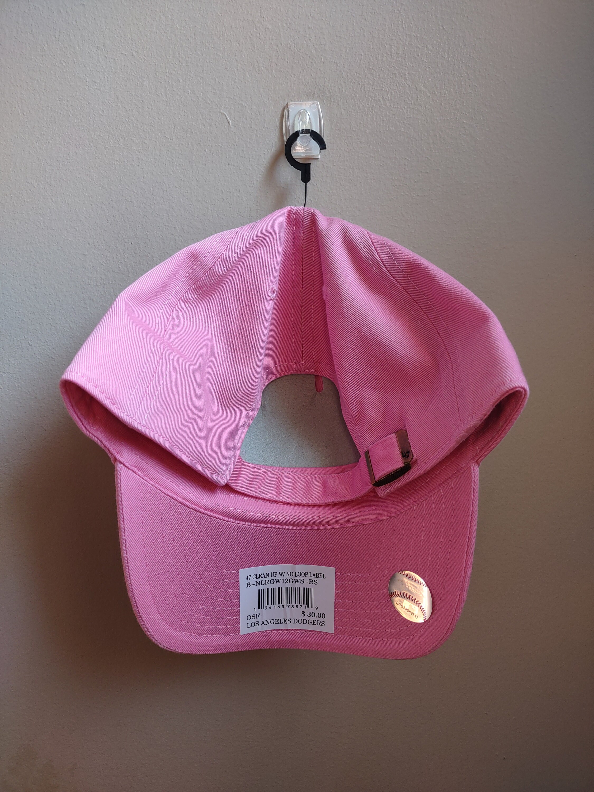 Custom beaded, pink LA adjustable hat Los Angeles Dodgers Rose Custom New Era 59Fifty Fitted  main image 2