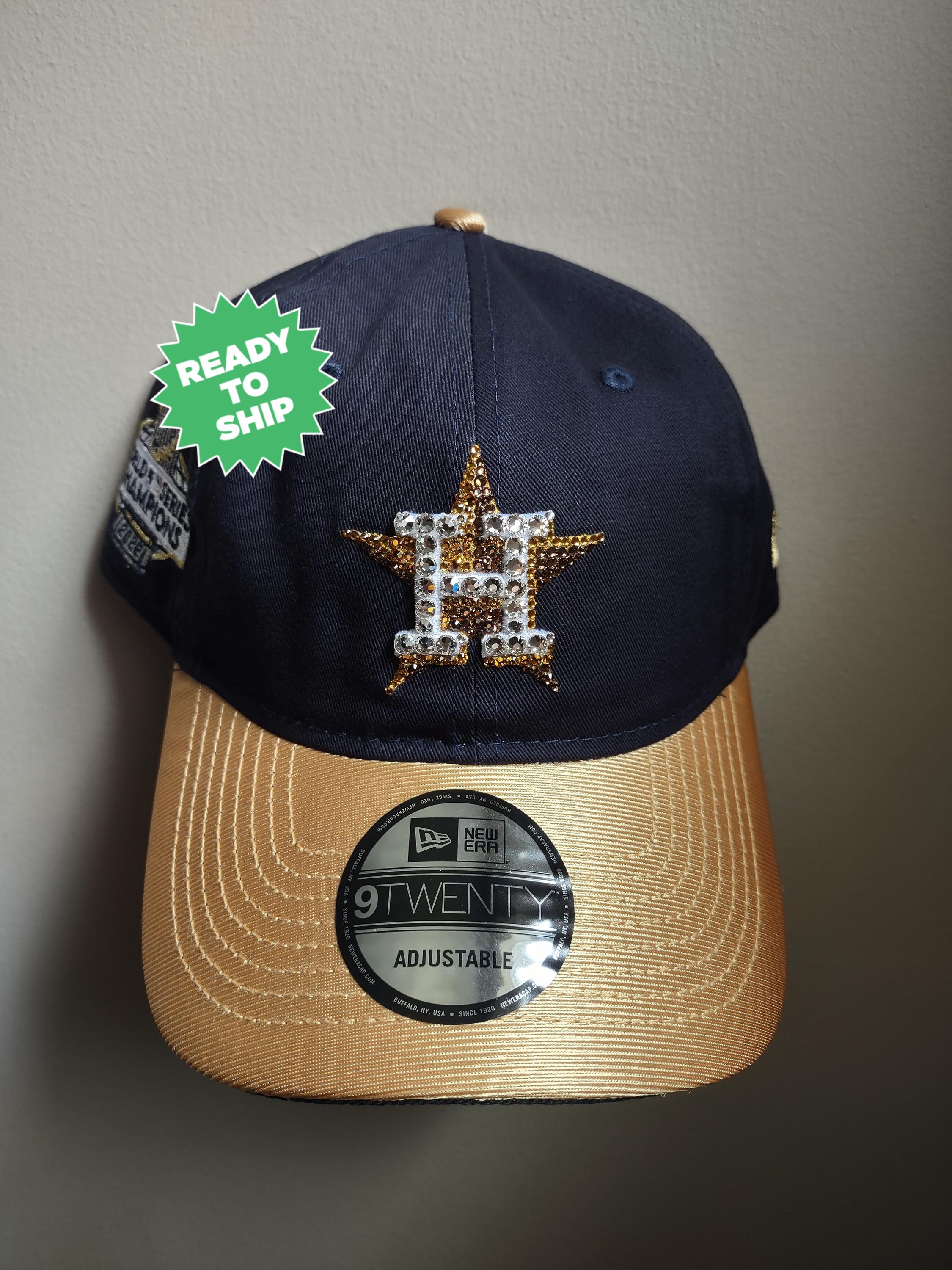 Bling Crystal Houston Astros Black \u0026 Gold Adjustable Hat | MLB Baseball  Bling Hat | Accented With Preciosa Maxima Crystals - Etsy, image size:2250x3000