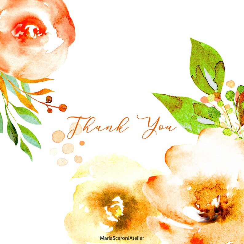 Clip Art Flower Graphics Watercolor Elements Pink Peach Flower Clipart Free Commercial Use Angela Summer Flower Png