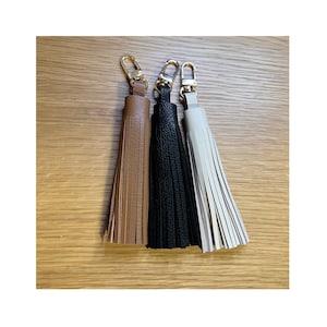 Leder Quaste Schlüsselring/Schlüsselanhänger/Taschenaccessoire/Leder Schlüsselring/Schlüsselanhänger - Geschenk für Sie
