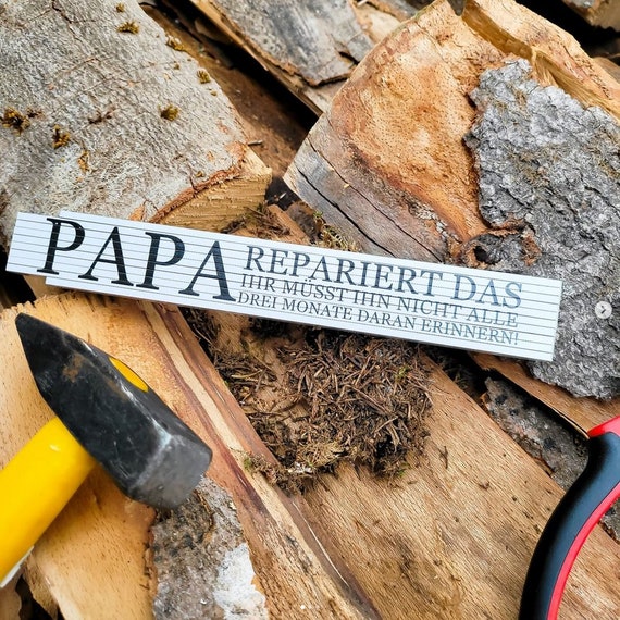 Metro Pieghevole Legno Con Scritta 'Bester Opa Der Welt' - Regalo Perfetto Per Nonni - Foto 7