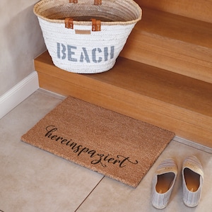 Interluxe Coconut Doormat - Walk in - 40 x 60 cm or 50 x 70 cm - Made in Germany