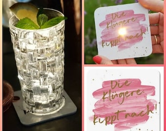 7 Farben LED Untersetzer Wein Schnaps flaschen leuchtende Tasse Aufkleber  batterie betriebene Atmosphäre leuchten für das Trinken Bar Club Party -  AliExpress