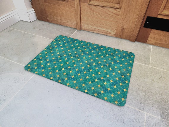 Wellmoda Fußmatte 'Home', 40x60 Cm, Schwarz, Waschbar Bis 40°C, Rutschfest Für Innen & Außen