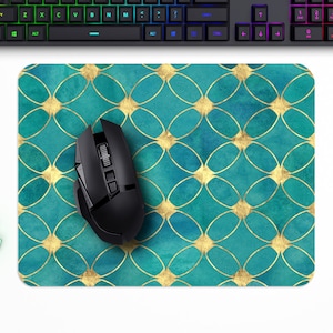 Tapis de souris XL antidérapant gamer souple PC motif carte du monde 80 x  30 cm