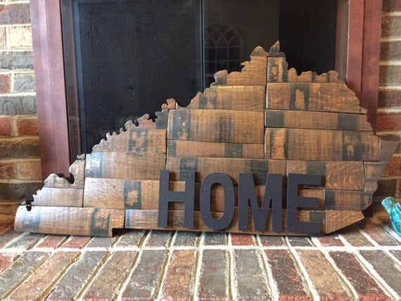 Bourbon Barrel Stave Wall Art - Etsy