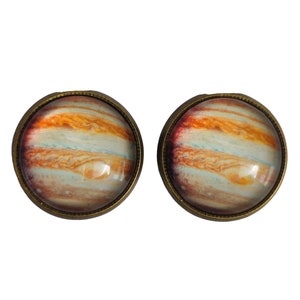 BOUCLE D'OREILLES GALAXIE, puces galaxy, bijoux espace, bijoux étoiles, astronomie, cadeau scientifique, bijoux planète, planète, lune