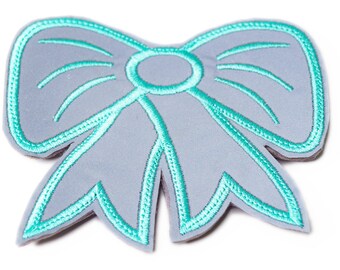 Reflector - Velcro - Patch Bow - Patch for School Bags - also as pendant or ironing patch enrolment 2021