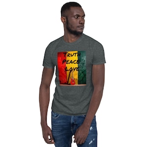 Jamaican Vacation Gift, One Love Jamaica T-Shirt, Trip to Jamaica, West Indies Cruise, Reggae Music Lover, Rasta Colors, Tropical Island Tee