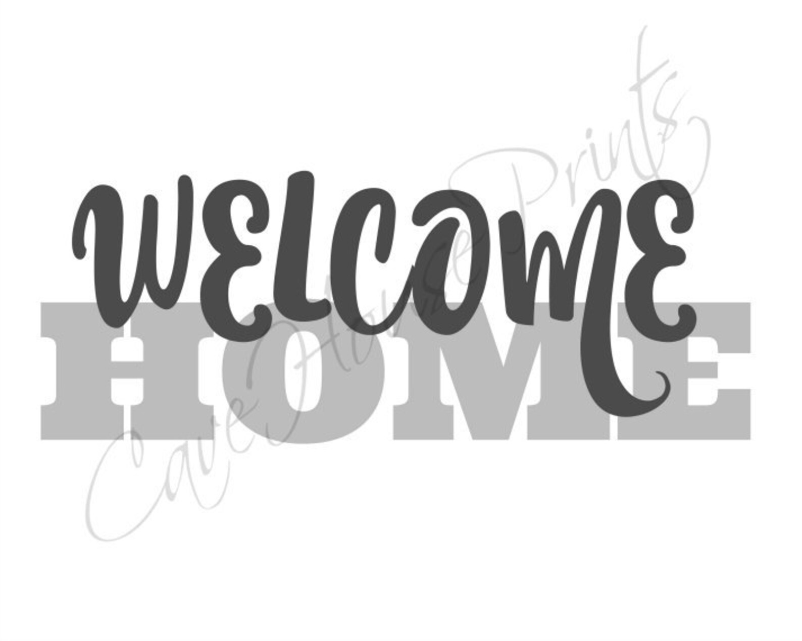 Printable Welcome Home Sign Instant Download Etsy