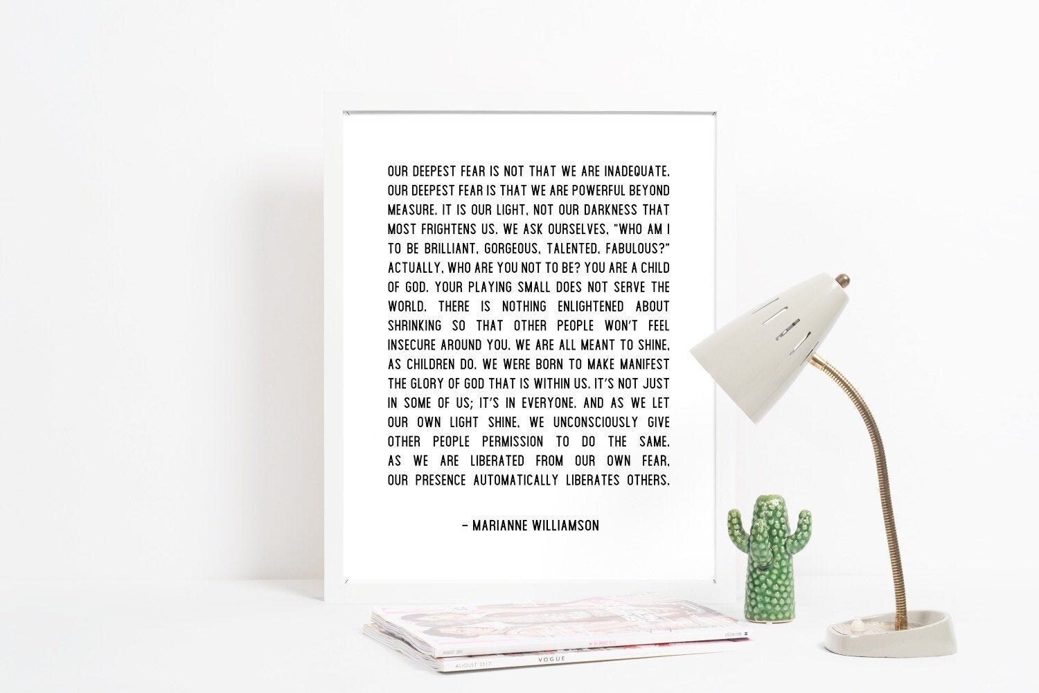Our Deepest Fear Printable Wall Art, Motivational Wall Art ...