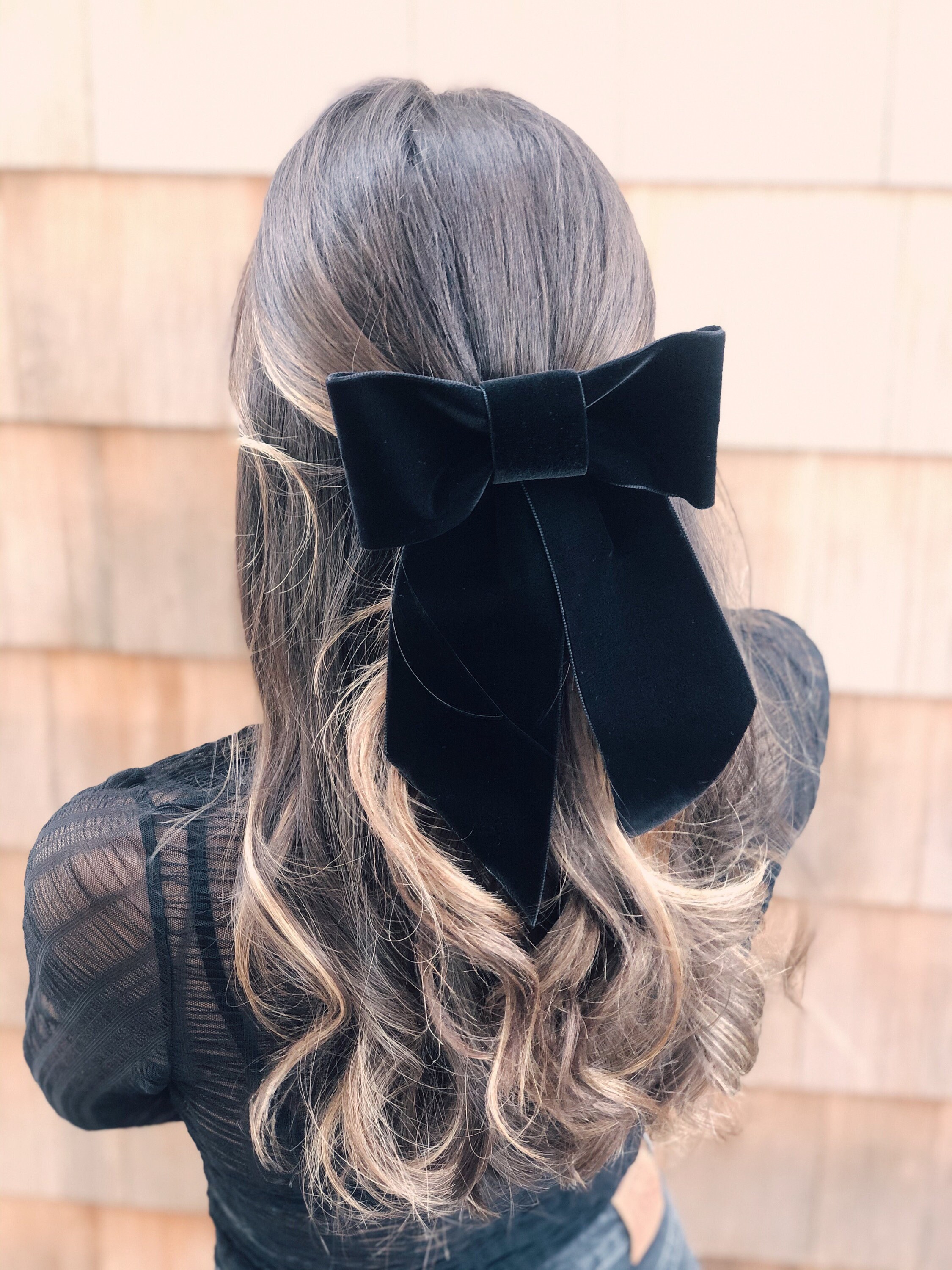 VELVET HAIR TIE BLACK VELVET HAIR TIE BLACK