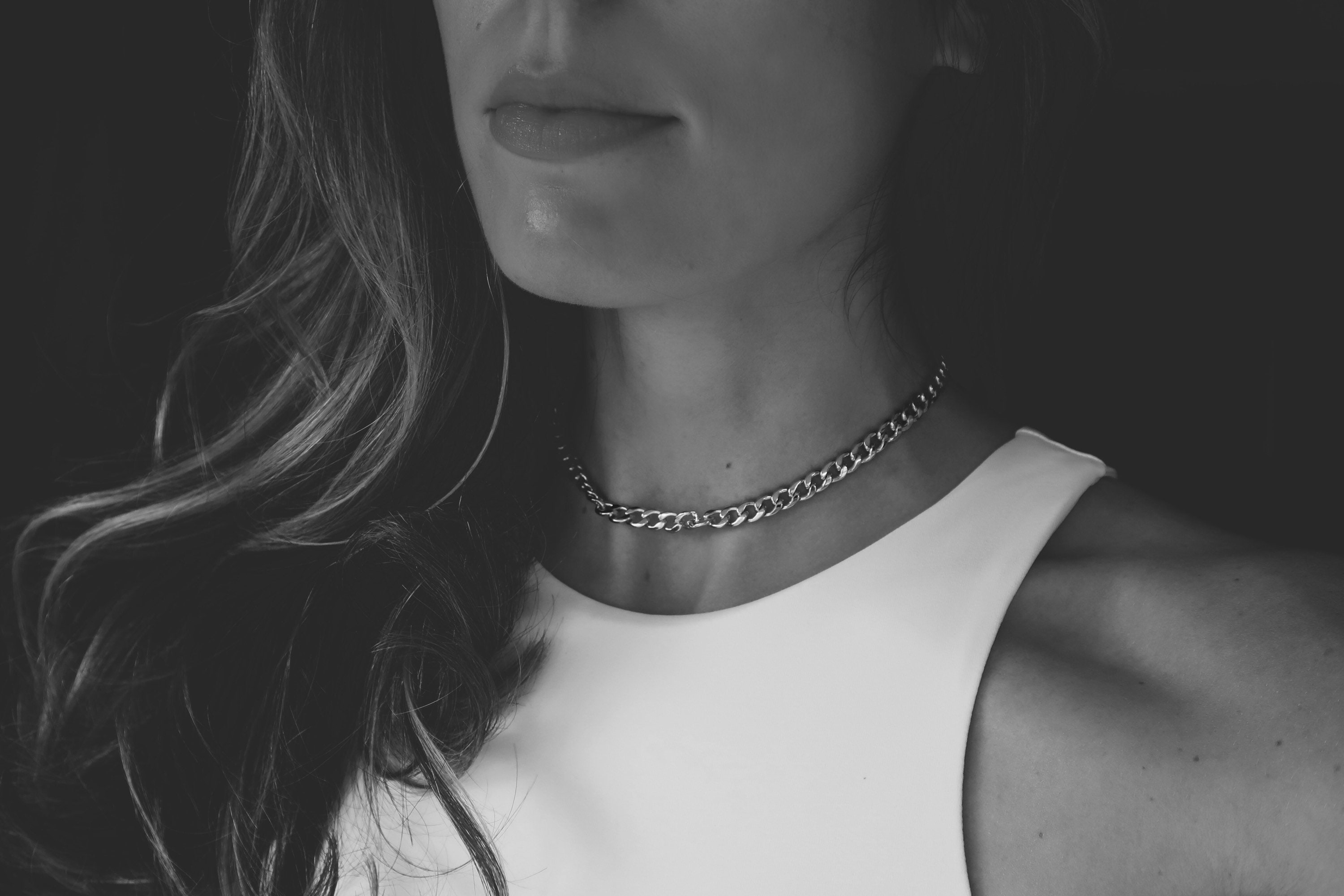 Cuban chain choker best sale