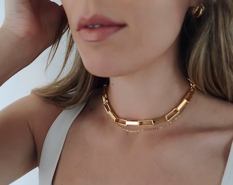★VINTAGE HOLLYWOOD★送料込★韓国 Square Bold Chain Necklace MUSINSA | VINTAGE HOLLYWOOD Square Bold Chain