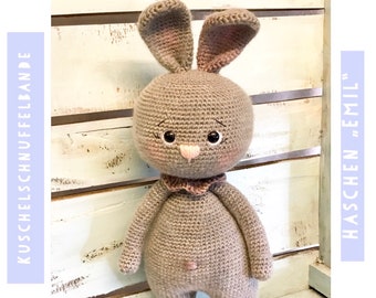 Patrón de ganchillo Cuddly Schnuffelbande Conejito Emil, Amigurumi, PDF, Alemán