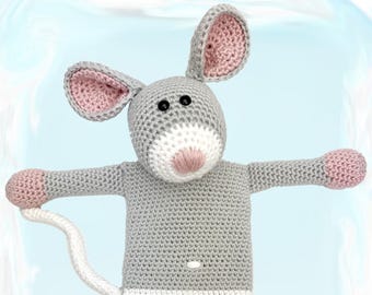 Häkelanleitung Wärmekissenbezug Kuschelschnuffelbande Maus Phipes, Amigurumi, PDF, DEUTSCH