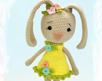 Häkelanleitung Kuschelschnuffelbande Häschen Carlotta, Amigurumi, PDF, DEUTSCH