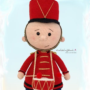 Crochet pattern Kuschelschnuffelbande Little Drummer, Amigurumi, PDF, German