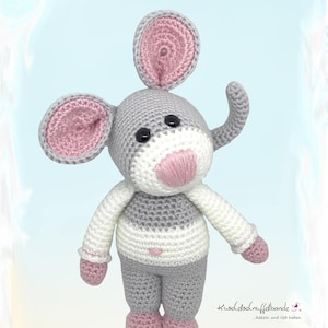 Schema all&#39;uncinetto Cuddly Snuffle Gang Baby Mouse Phipes, Amigurumi, PDF, tedesco