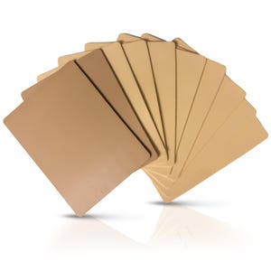 Tattoo Practice Skin - 10 Pack | 3mm Thick Fake Skin for Tattooing | Light & Dark Skin Tones