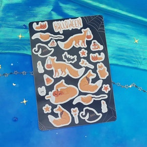 Fox | Halloween | Cute | Spooky | Stickers