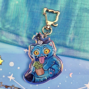 K-Pop Demon Hunters | Collection | Tiger | Crow | Fantasy Animal | Derpy | ellyonart | Acrylic Keychain | Keyring | Mystical | Saja | Gift