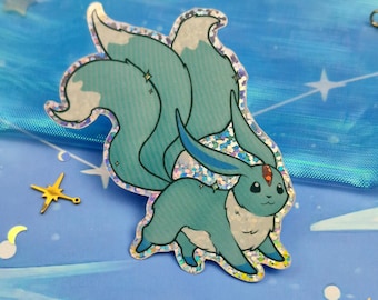 Karfunkel | Aufkleber | FFXIV | Final Fantasy | Niedlich | Glitzer | Glitzer | Holographisch | Stern | Universum | Aufkleber | von ellyonart