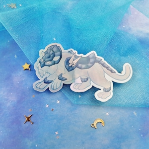 Spectraal | Etherische tijger | Hemels | Beest | Snel | Gamethema | Holografisch | Verzamelaar | Sticker | Kat | ellionart