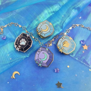 Ethereal Gems | Bundle | Glow in the Dark | UV | collection | glitter | ellyonart | Enamel Pin | Lapel Pin | Pin Badge | Fantasy | Gift