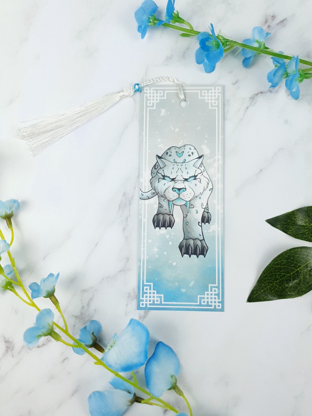 White Leopard Snow Leopard Spirit Animal Cat Fantasy - Etsy UK