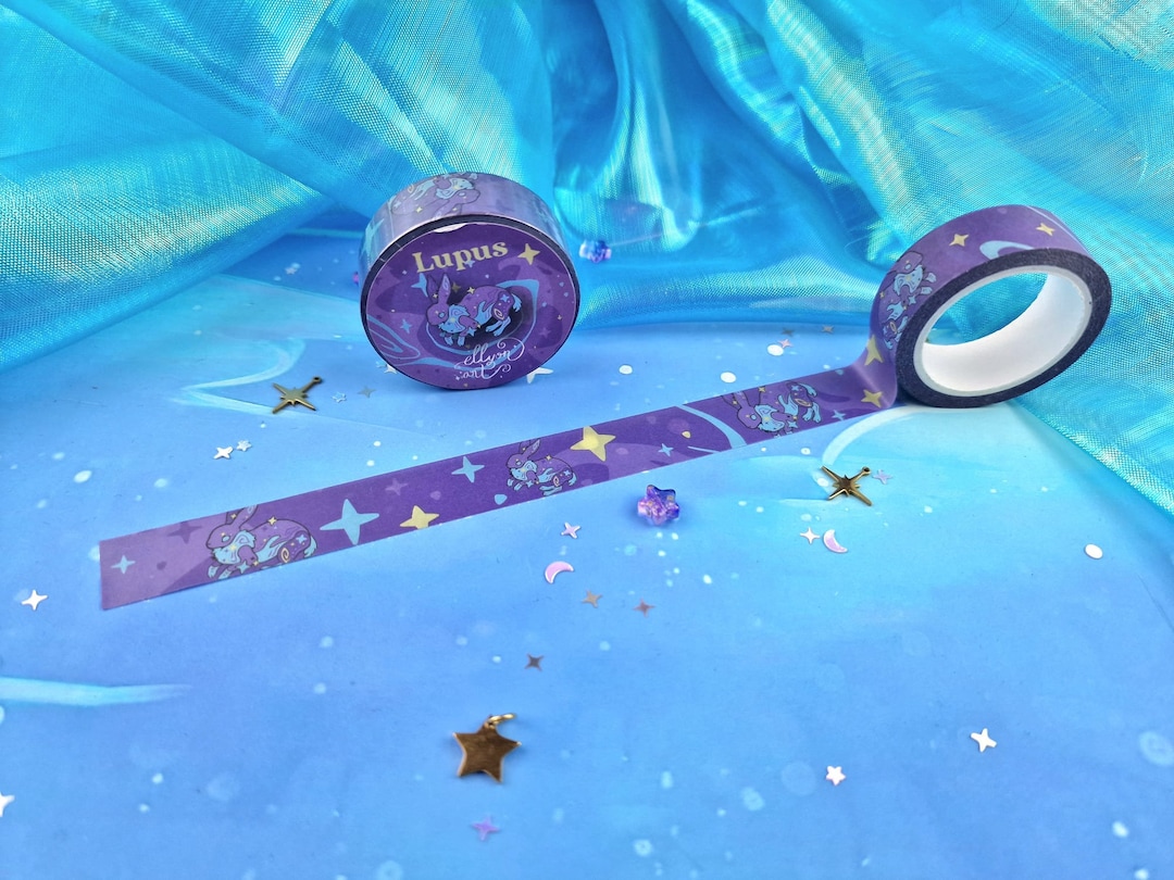 Lupus Cosmos Washi Tape | Kawaii Washi Tape | Journaling Tape ...
