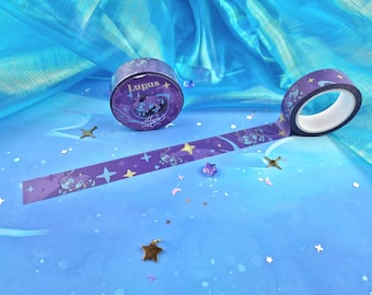 Lupus Cosmos Washi Tape | Kawaii Washi Tape | Journaling Tape | Decorative Washi Tape | Celestial Washi Tape | Cosmic Collection | ellyonart