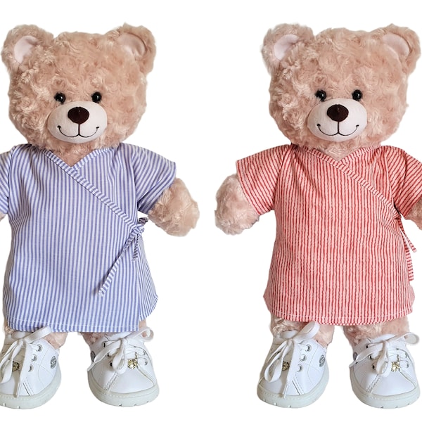 Handmade Doll Clothes Hospital Gown Patients fit 17" Teddy Bear Build-a-Bear