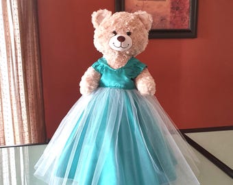 Handmade Doll Clothes Quinceanera Gown Party Dresses fit 17" Teddy Bear Build-a-Bear Gift H