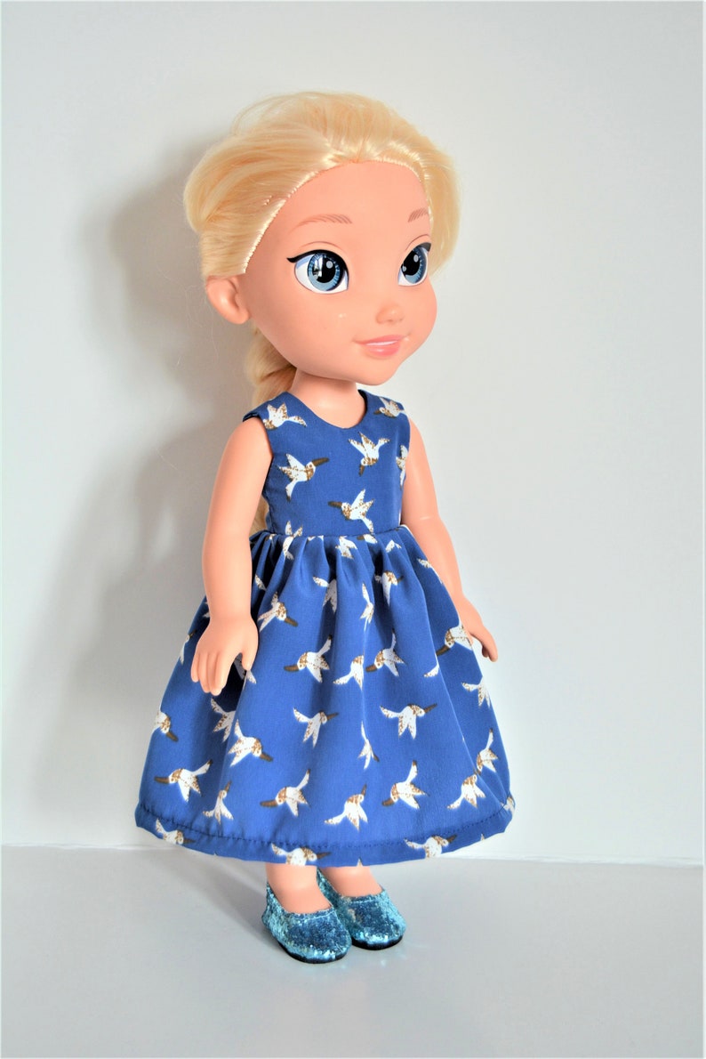 Fit 13" Princes Doll Handmade Doll Clothes Dress fit Disney Princess 13" Dolls Elsa Anna No.7
