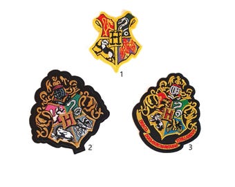 Parche bordado con emblema escolar para coser o planchar, ideal para ropa, chaquetas
