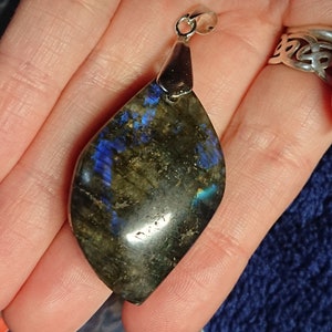 Pendentif labradorite