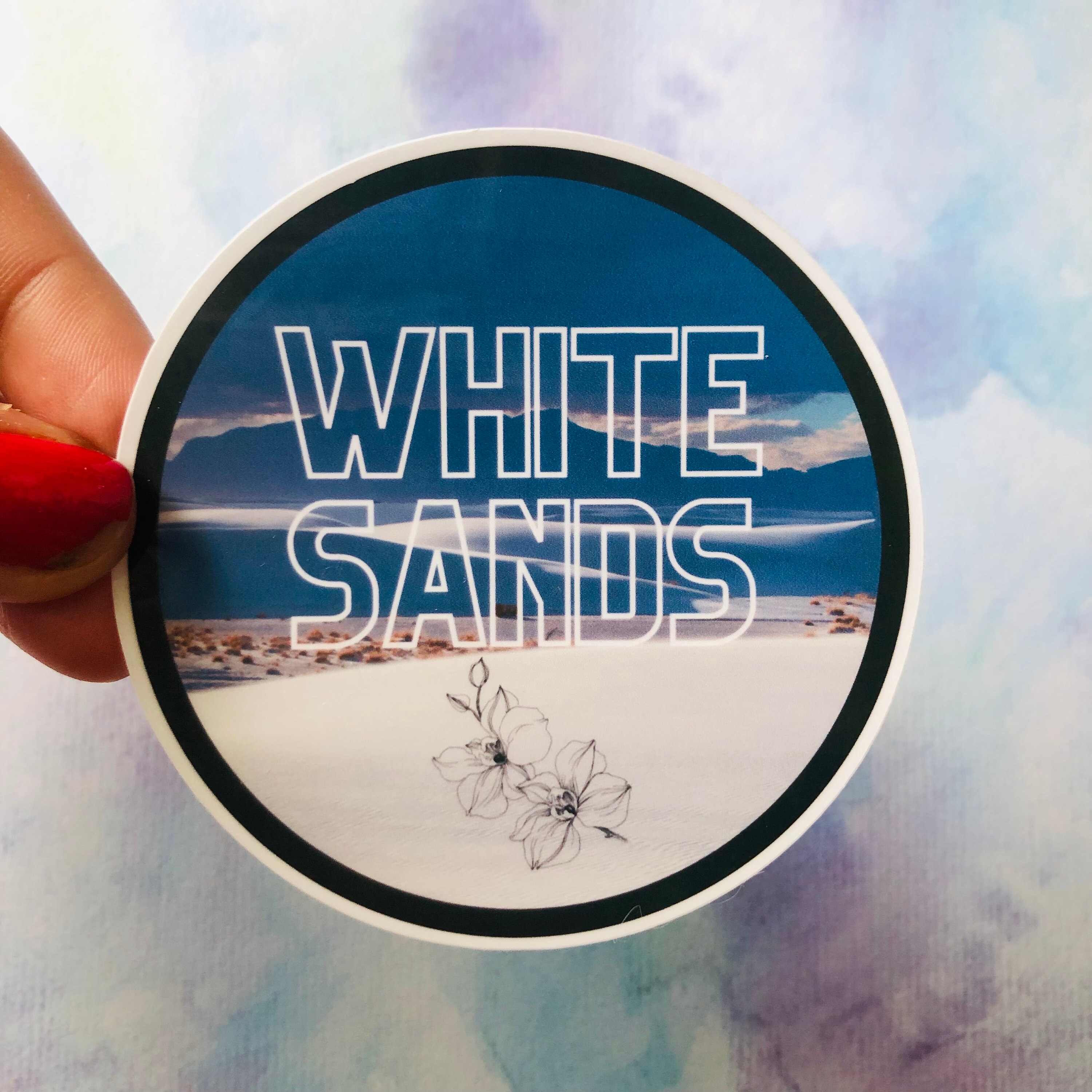 White Sands National Park Vinyl Sticker Decal Laptop Sticker Etsy