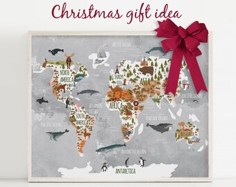 kids wall art nursery animal world map woodland nursery kids map print watercolor with animals gender neutral art large poster kid wall art etsy kids wall art nursery animal world map woodland nursery kids map print watercolor with animals gender neutral art large poster kid wall art etsy