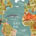 Kids World Map Print, Printable Animal Map, Adventure Nursery Art ...