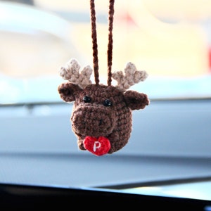 Personalized moose cute car accessory