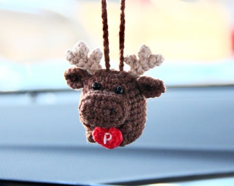 Personalized moose cute car accessory