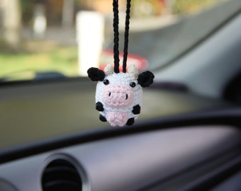 Cow car accessories new car gift for her