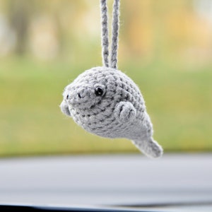 Manatee car charm gift for new driver