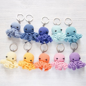 Gehaakte sleutelhanger octopus