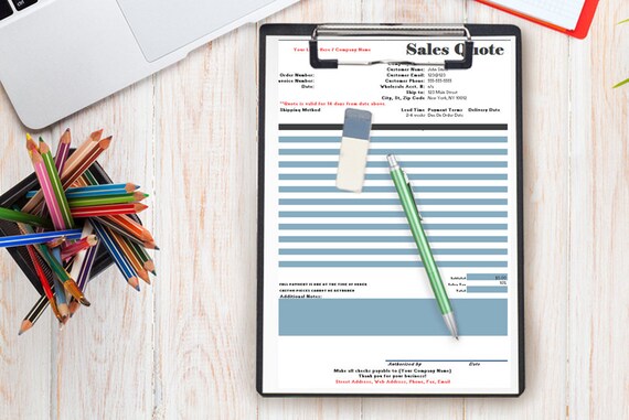 sales quote form simple to use order form document for your etsy sales quote form